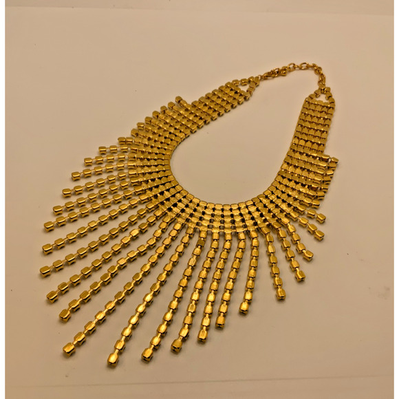 1970's VTG Las Vegas SHOWGIRL STAGE Rhinestone Choker AURORA BOREALIS - Picture 10 of 11